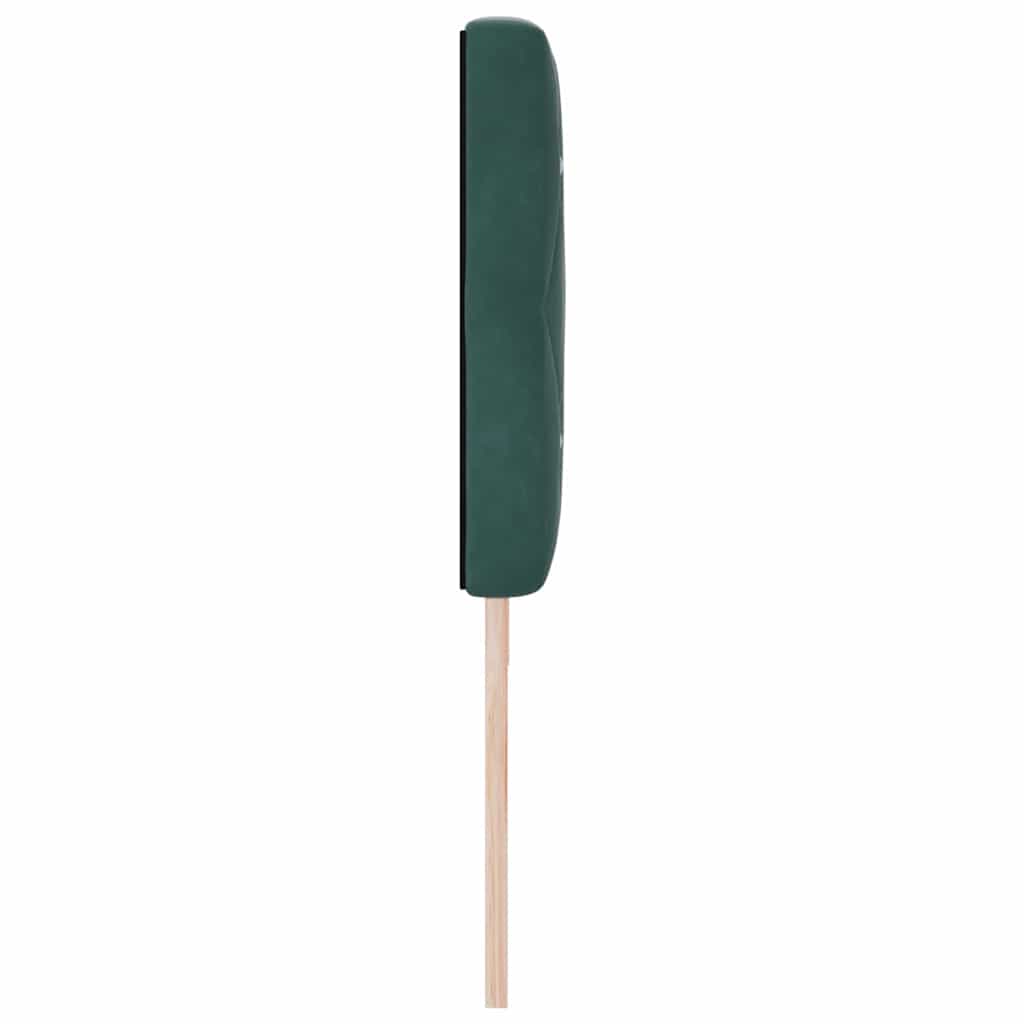 vidaXL Βελούδινο Κεφαλάρι Argyle Σκούρο πράσινο 180 cm Βελούδο
