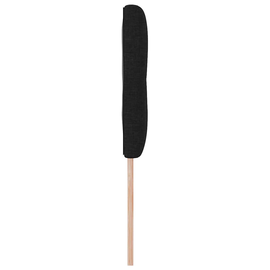 vidaXL Κεφαλάρι με κεφαλάρι Μαύρο 140 cm ύφασμα