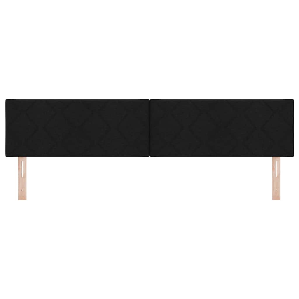 vidaXL Υφασμάτινο Κεφαλάρι Geometric με κεφαλάρι Μαύρο 200 cm ύφασμα