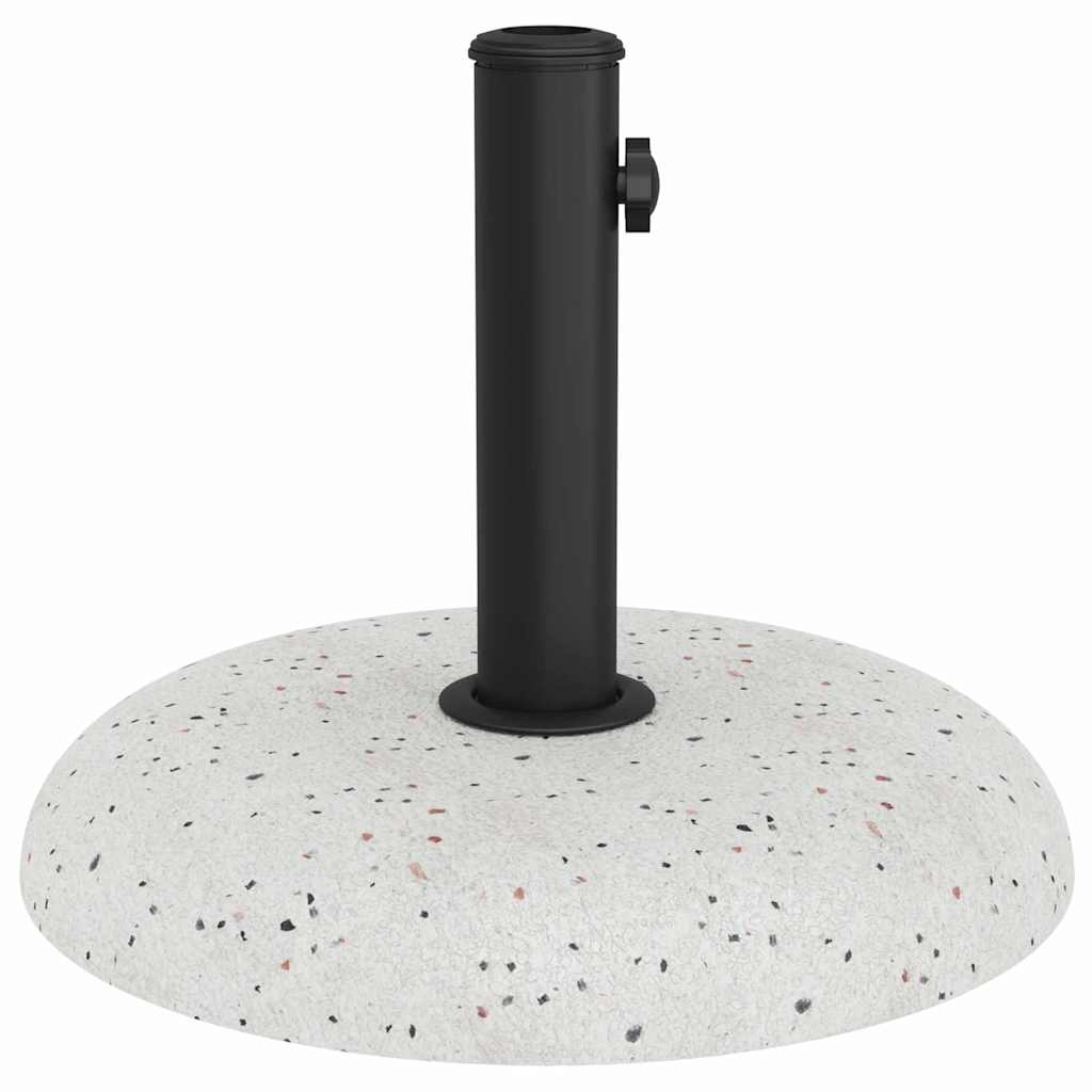 vidaXL Βάση ομπρέλας Λευκό και Μαύρο 45 x 45 x 40 cm