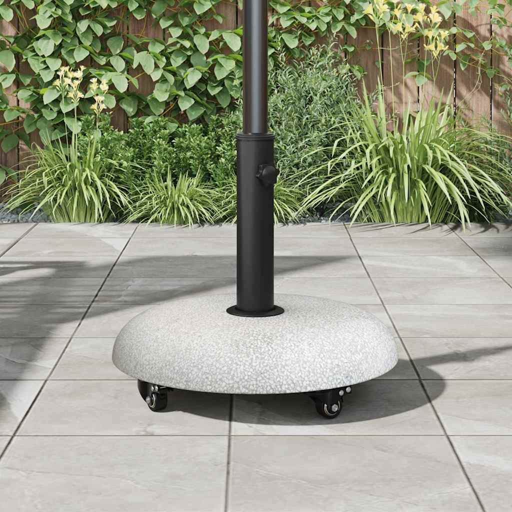 vidaXL Βάση ομπρέλας Απαλός Γκρι και Μαύρος 45 x 45 x 40 cm