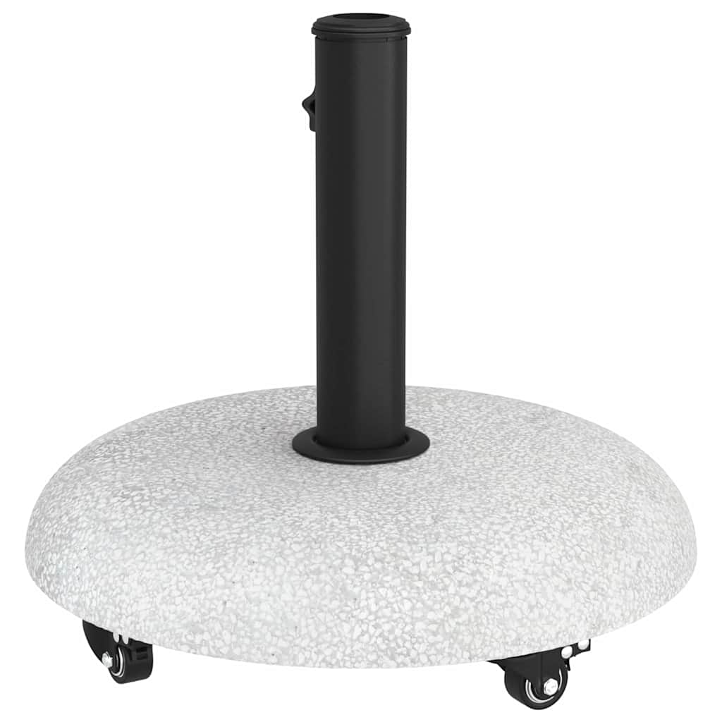 vidaXL Βάση ομπρέλας Απαλός Γκρι και Μαύρος 45 x 45 x 40 cm