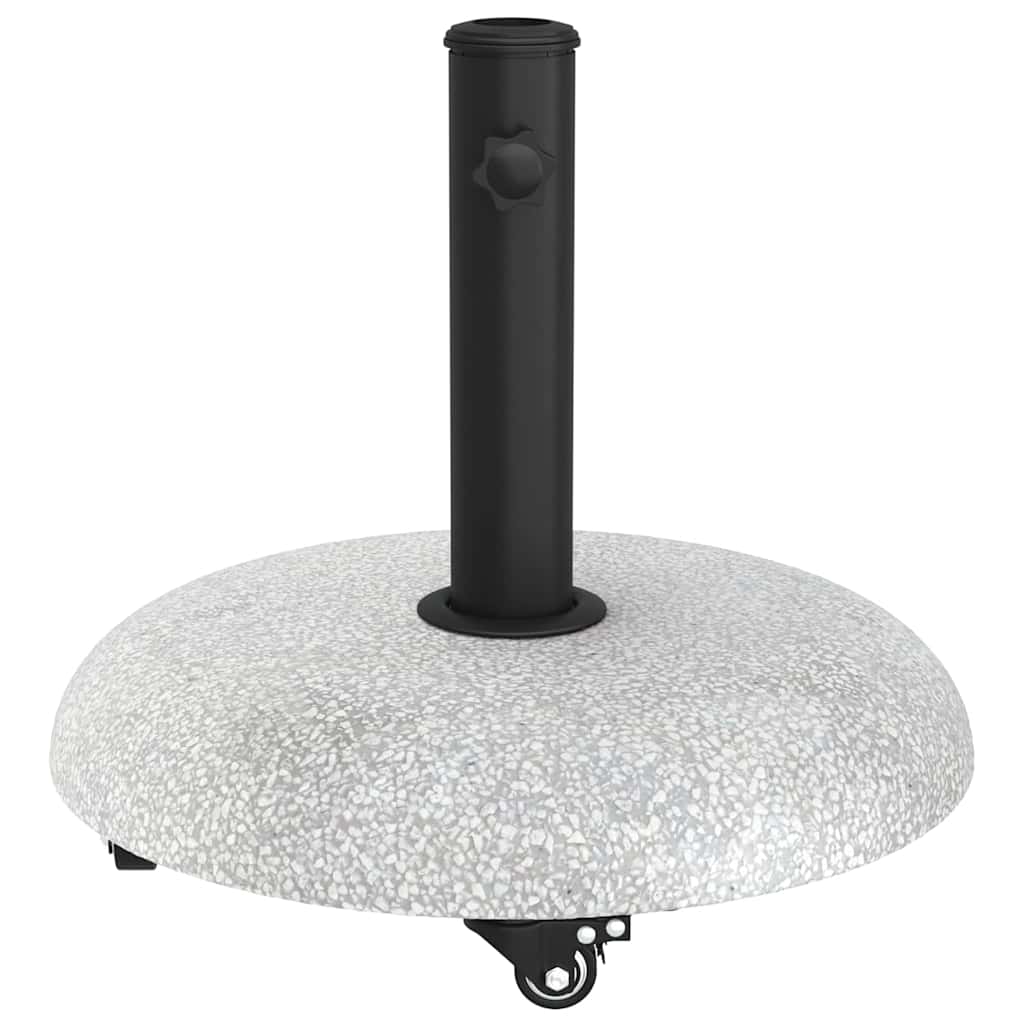 vidaXL Βάση ομπρέλας Απαλός Γκρι και Μαύρος 45 x 45 x 40 cm