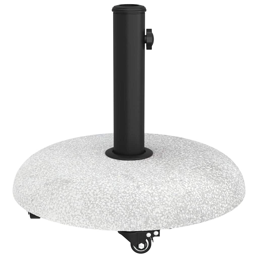 vidaXL Βάση ομπρέλας Απαλός Γκρι και Μαύρος 45 x 45 x 40 cm