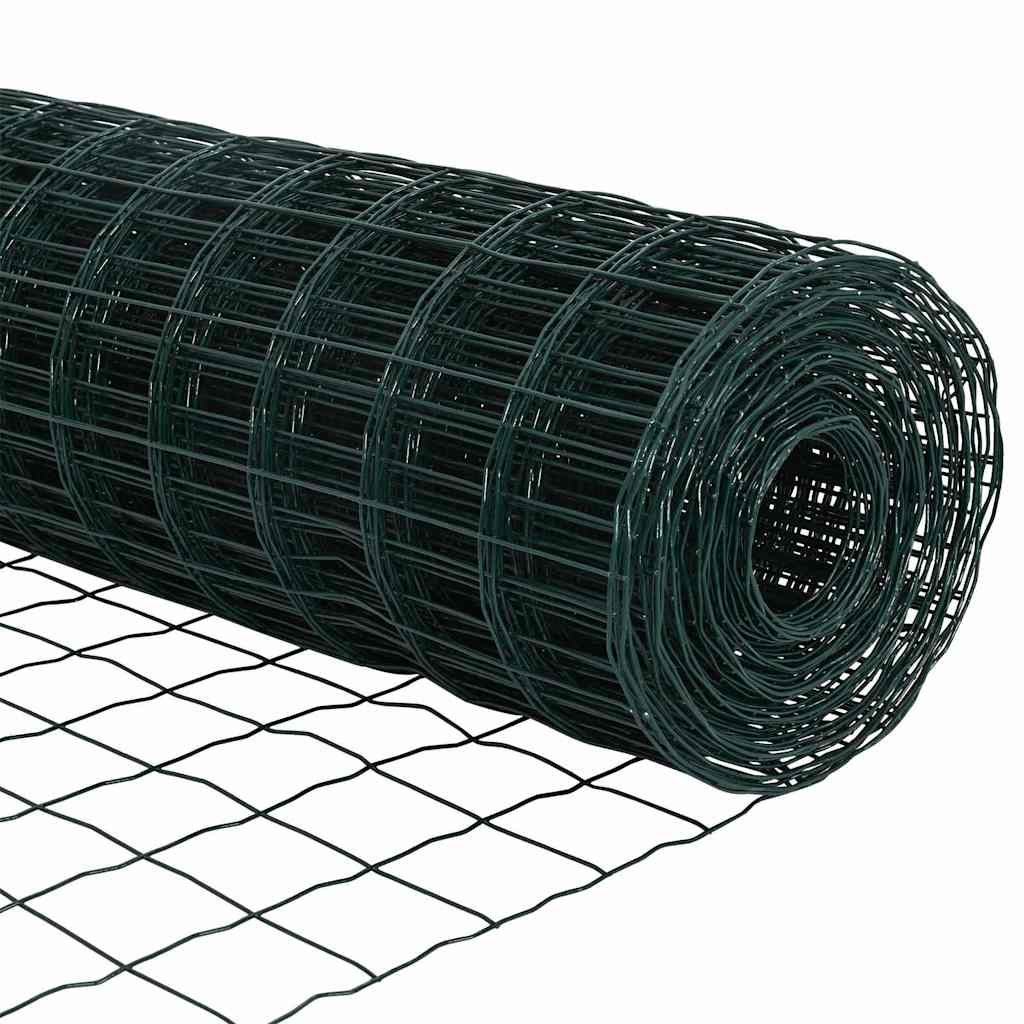 vidaXL Ευρωπαϊκός Φράχτης Πράσινος 0.6x50 μ. Χάλυβα