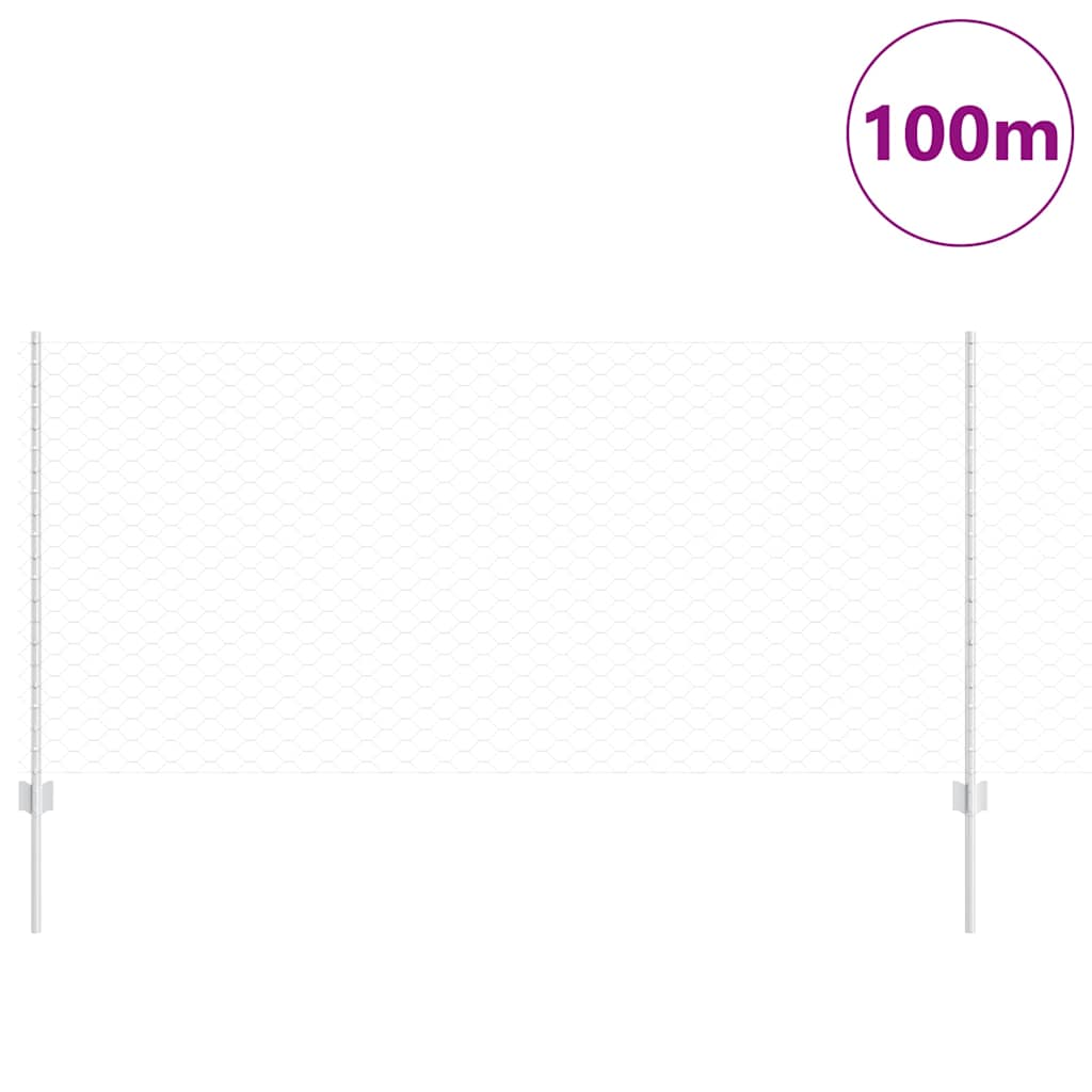 Posts φράχτη vidaXL 22 τεμ U-Channel 100 εκ Γαλβανισμένο Ατσάλι