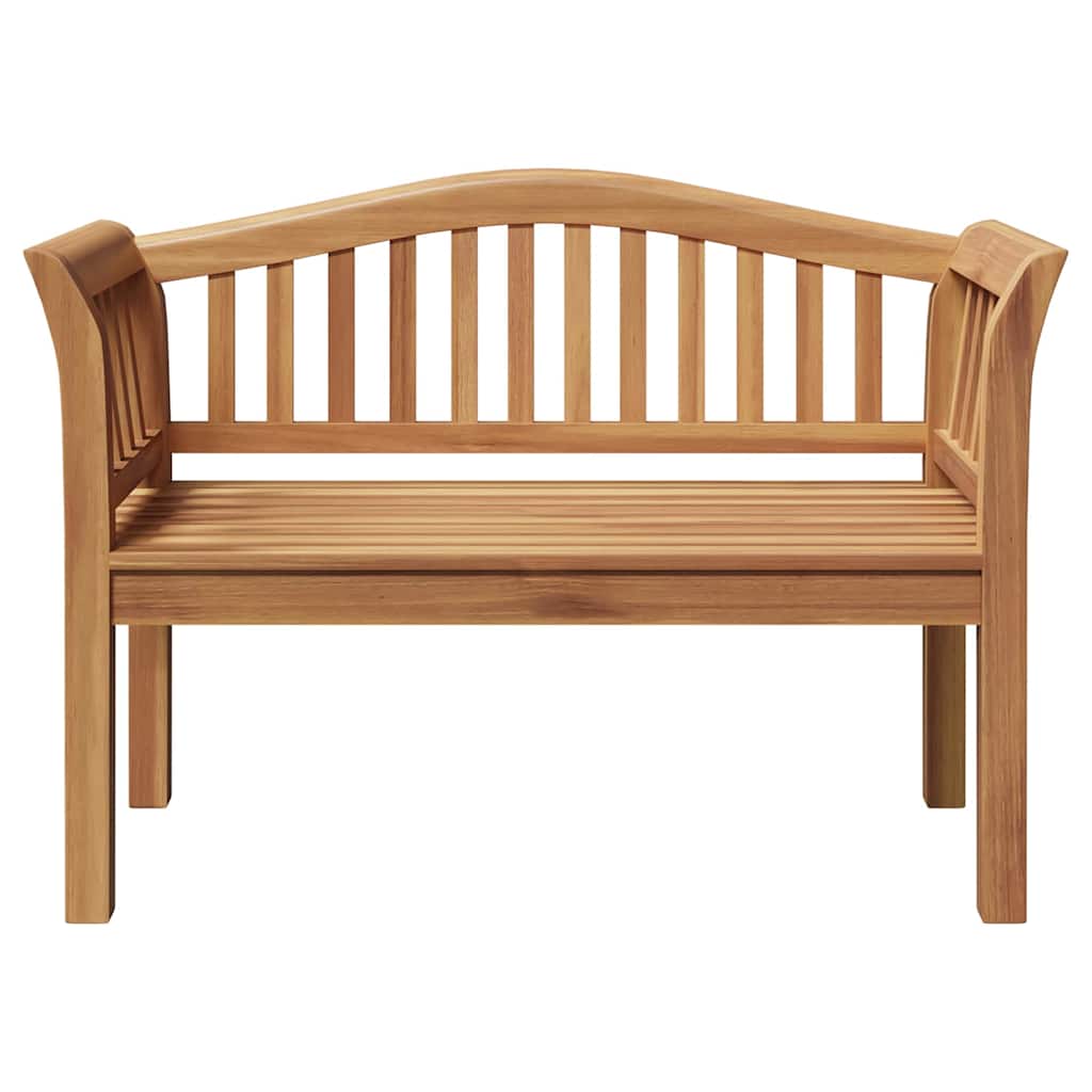 vidaXL Παγκάκι κήπου Καφέ 120 x 53.5 x 85 εκ Μασίφ ξύλο teak
