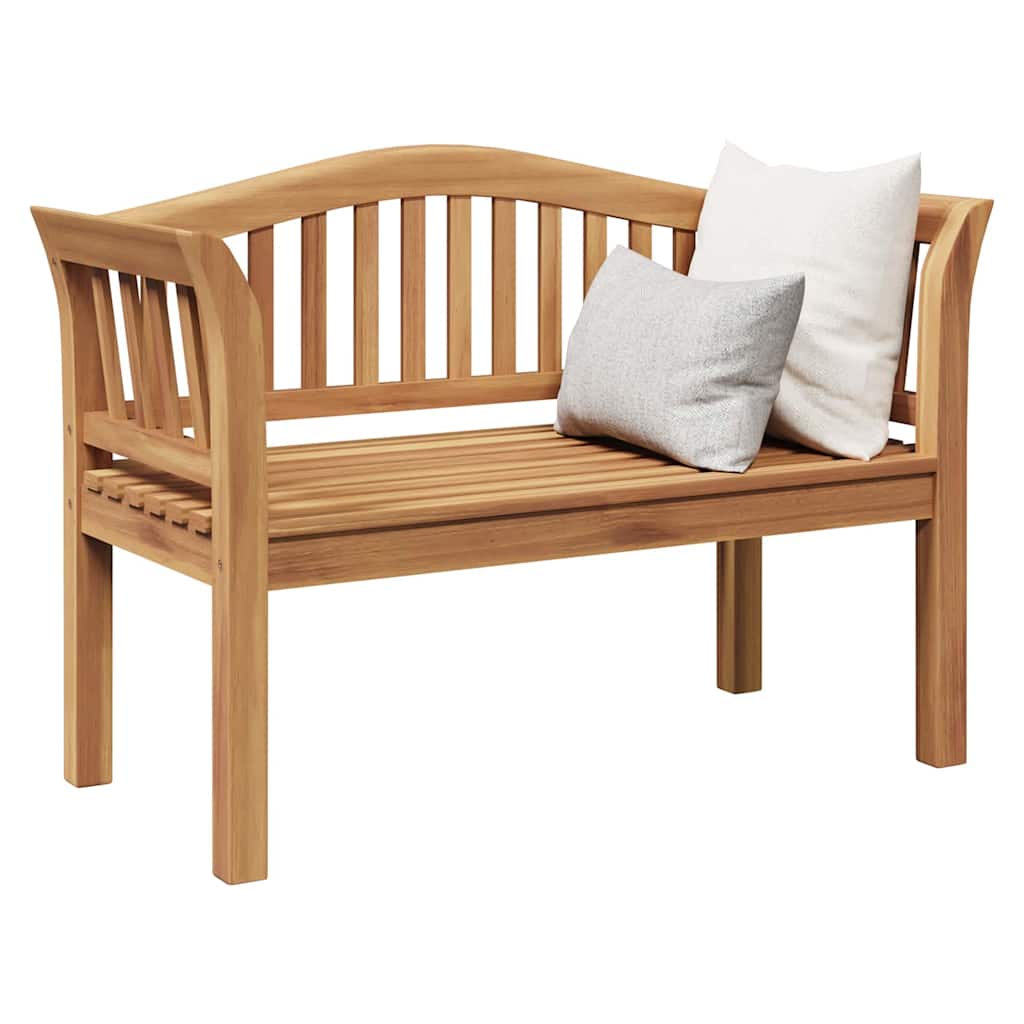 vidaXL Παγκάκι κήπου Καφέ 120 x 53.5 x 85 εκ Μασίφ ξύλο teak
