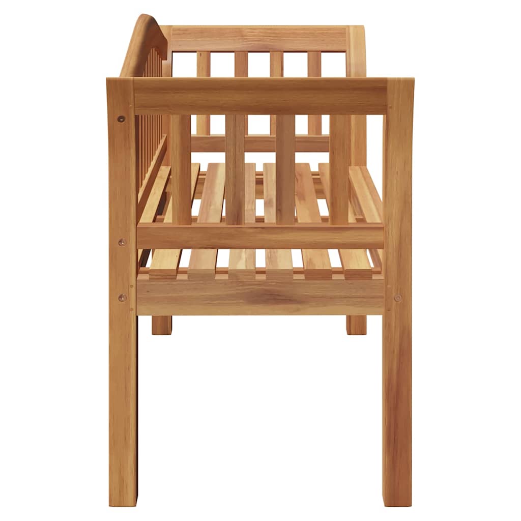 vidaXL Παγκάκι κήπου Καφέ 120 x 53.5 x 85 εκ Μασίφ ξύλο teak