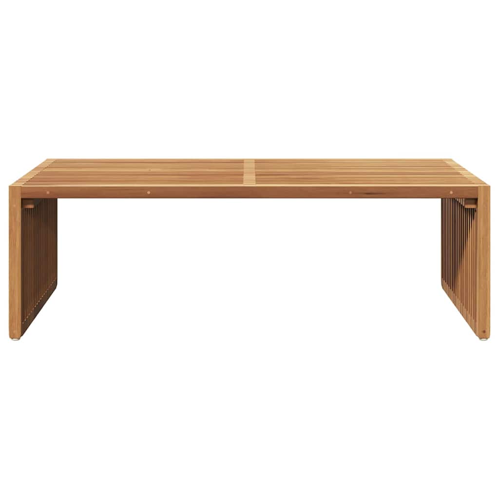 vidaXL Πλευρικό Τραπέζι Κήπου Καφέ 110 x 55 x 35.5 εκ Μασίφ ξύλο teak