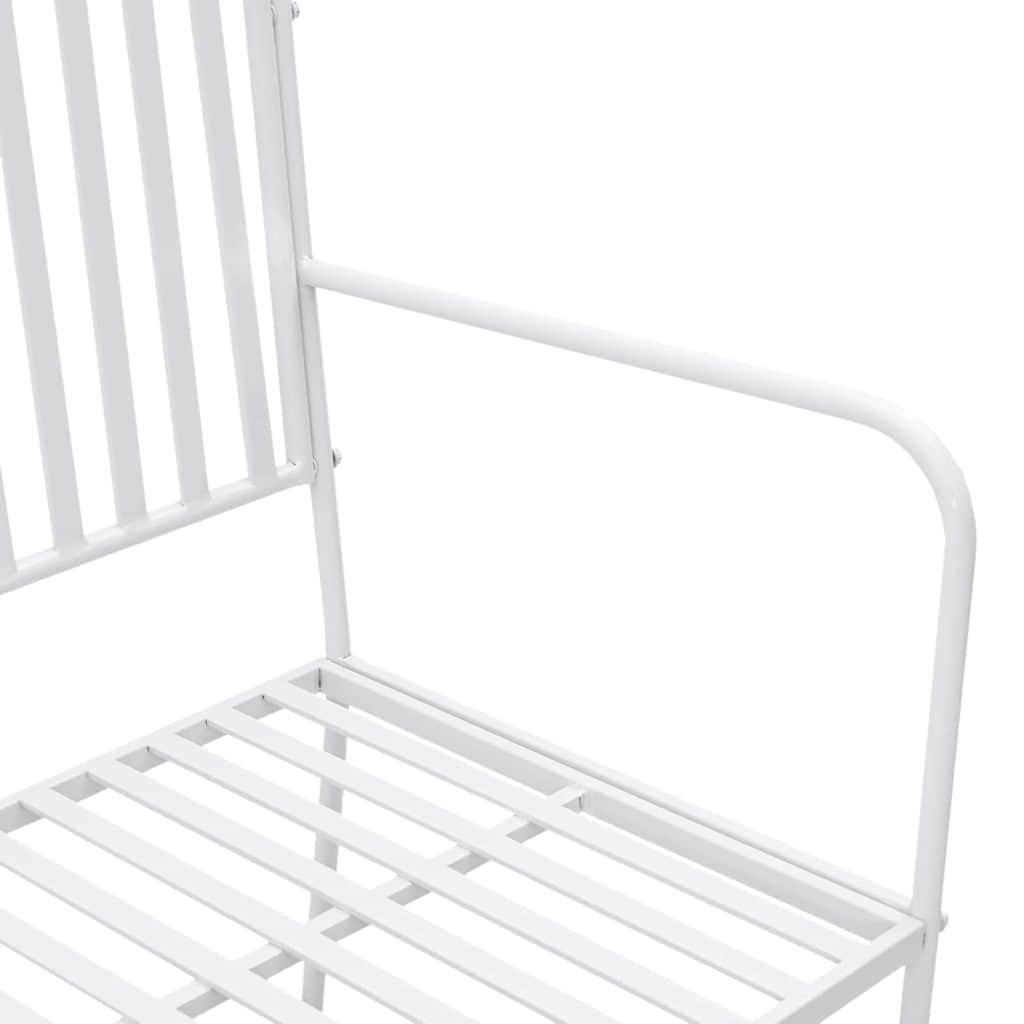 vidaXL Πάγκος Λευκό Μέταλλο 103.5 x 51.5 x 90 εκ. Ανθεκτικός