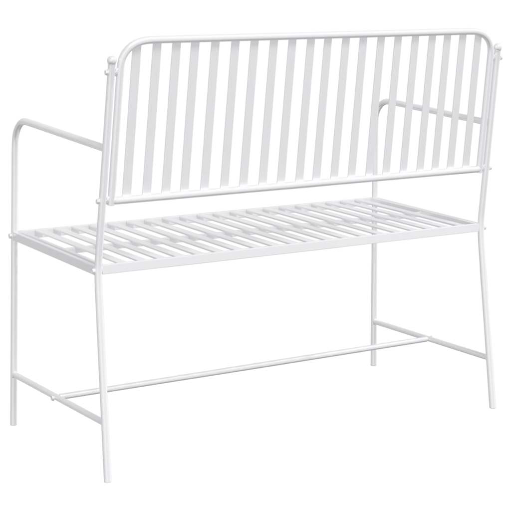 vidaXL Πάγκος Λευκό Μέταλλο 103.5 x 51.5 x 90 εκ. Ανθεκτικός