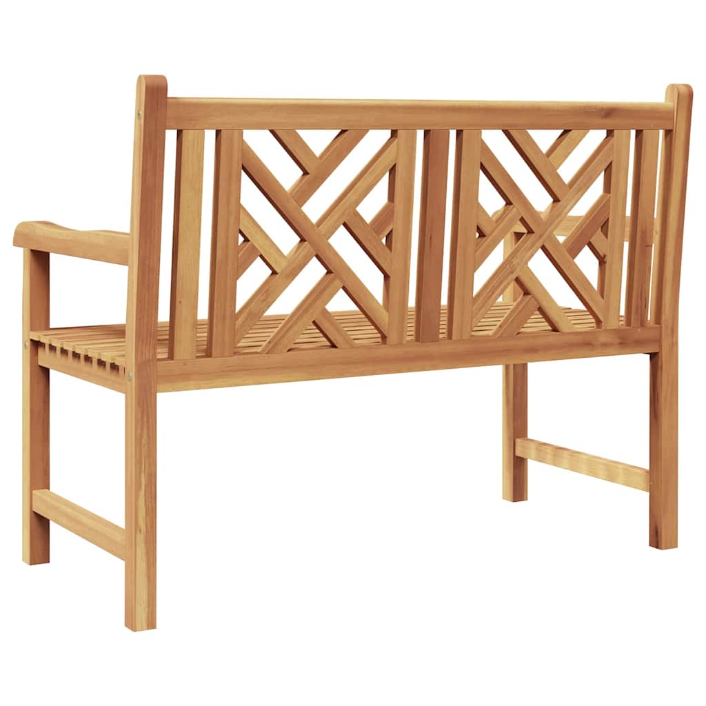 vidaXL Παγκάκι κήπου Καφέ 114 x 60 x 90 εκ Μασίφ ξύλο teak