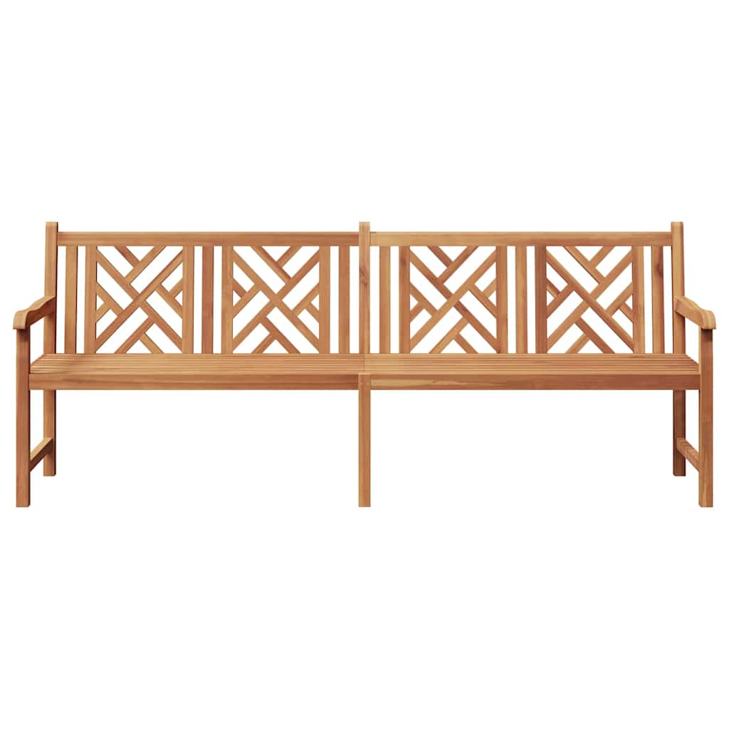 vidaXL Παγκάκι κήπου Καφέ 228 x 60 x 90 εκ Μασίφ ξύλο teak