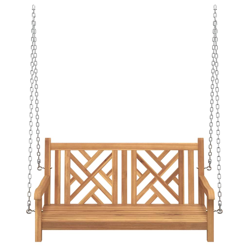 vidaXL Πάγκος Κούνια Άλλο Καφέ 114 x 60 x 64 cm Μασίφ ξύλο teak
