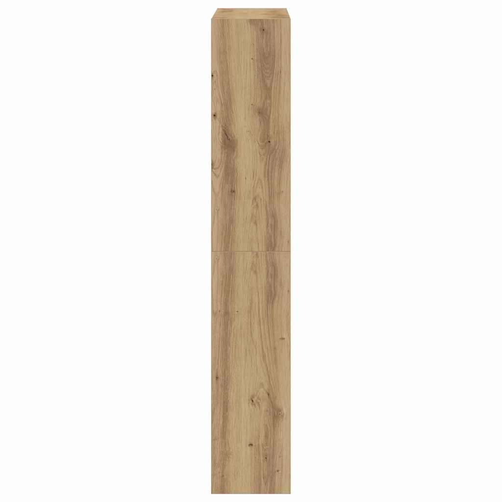 vidaXL Ντουλάπα Παπουτσιών με πόρτα artisan δρυς 80 x 21 x 125.5 cm