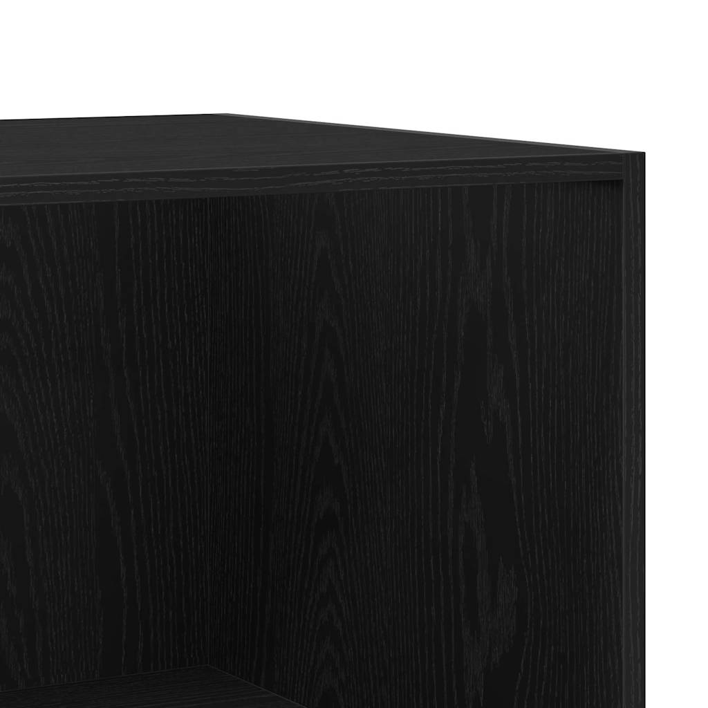 vidaXL Ντουλάπι Μαύρη δρυς 50 x 50 x 200 cm Επεξεργασμένο ξύλο