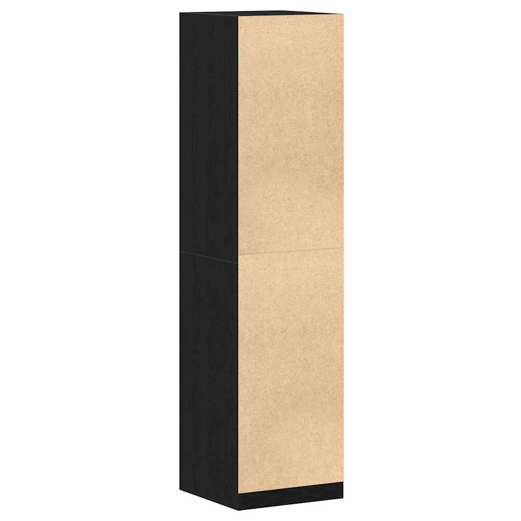 vidaXL Ντουλάπι Μαύρη δρυς 50 x 50 x 200 cm Επεξεργασμένο ξύλο