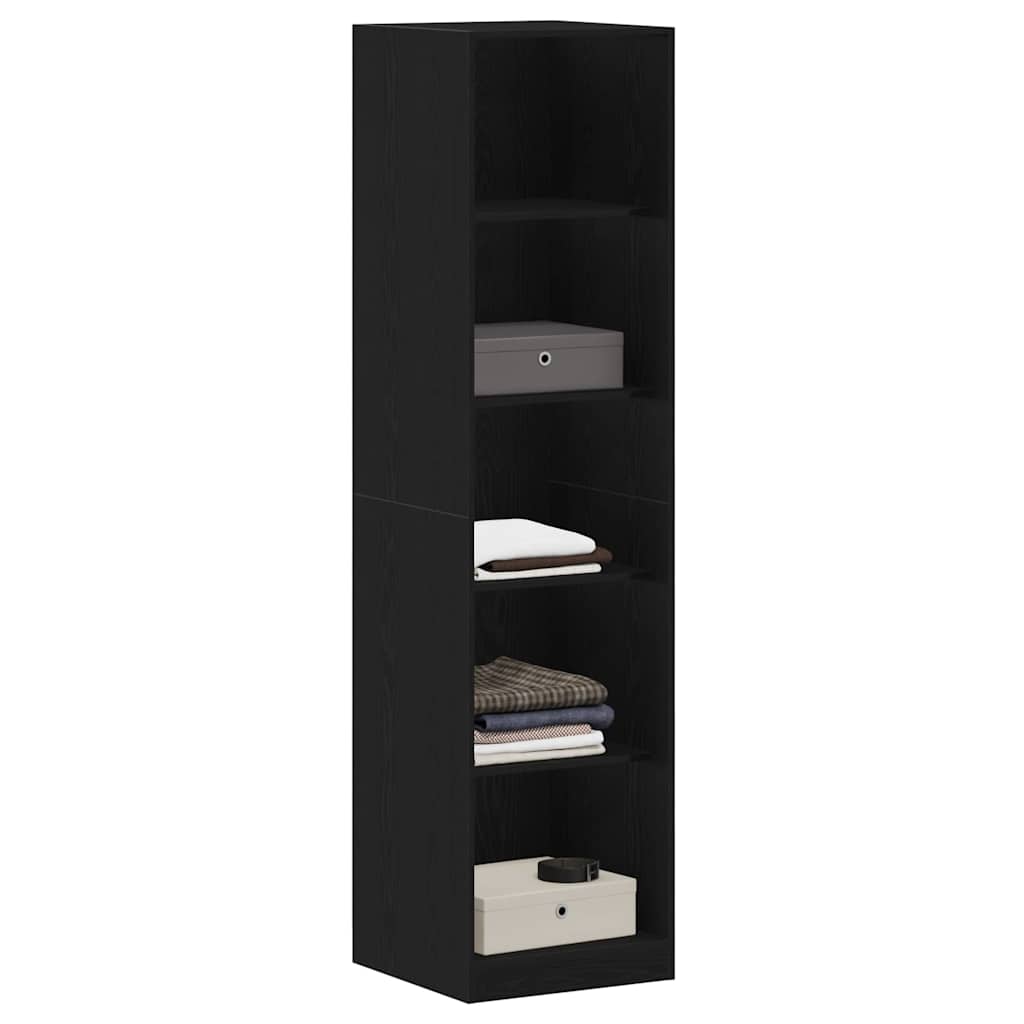 vidaXL Ντουλάπι Μαύρη δρυς 50 x 50 x 200 cm Επεξεργασμένο ξύλο