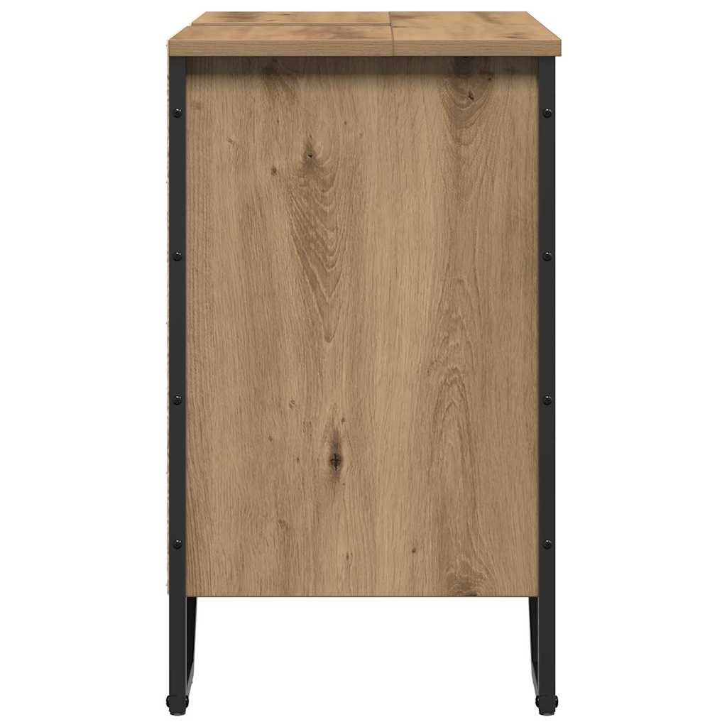 vidaXL Ντουλάπι Νιπτήρα με αποθήκευση Artisan Oak 60 x 35 x 60 εκ.