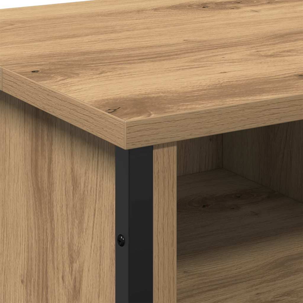 vidaXL Ντουλάπι νεροχύτη με αποθήκευση Artisan Oak 91 x 35 x 60 εκ