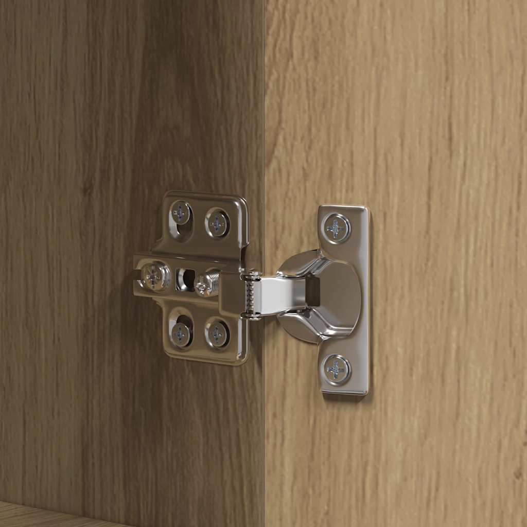 vidaXL Μονάδες TV Καφέ 139,5 x 34 x 50 εκ Επεξεργασμένο ξύλο