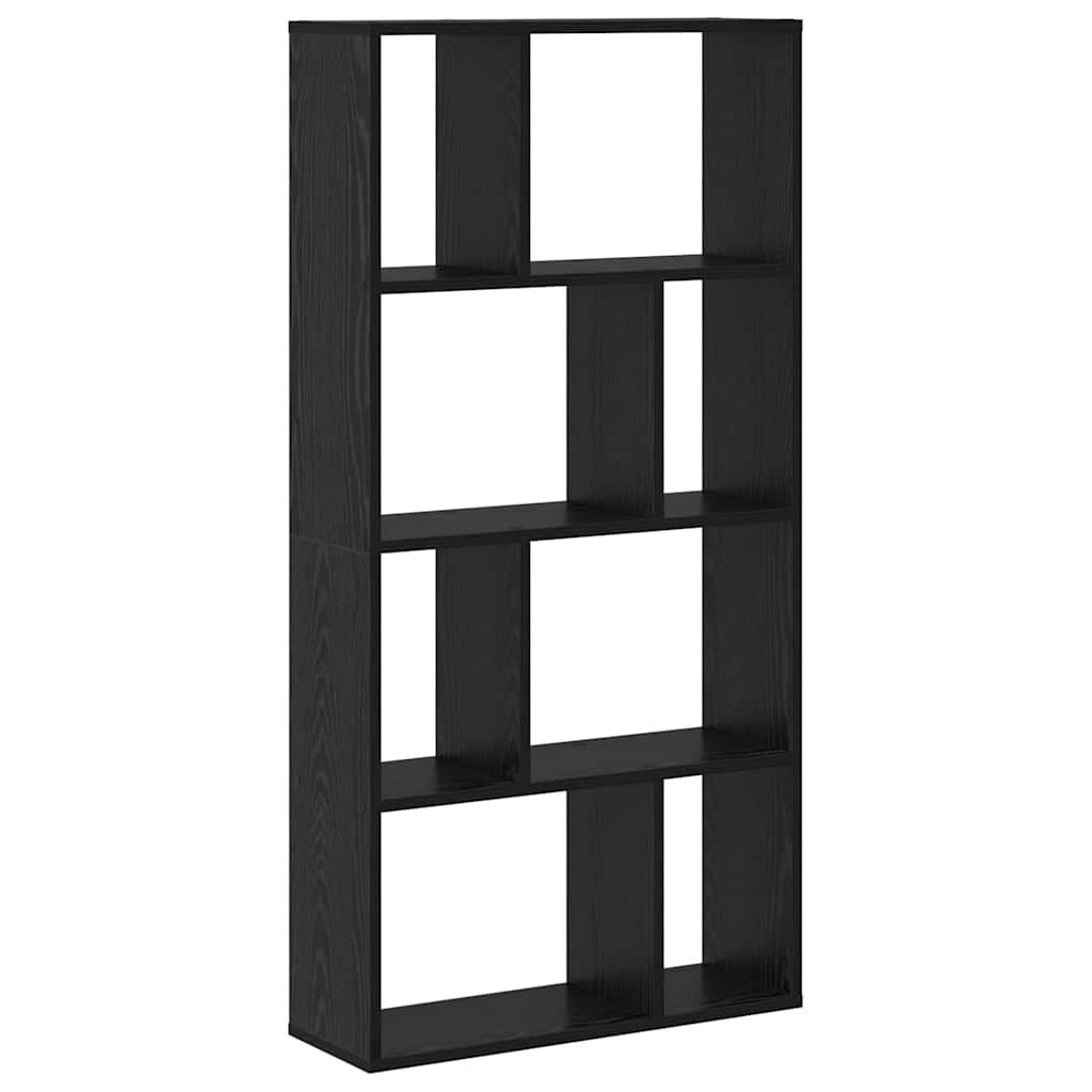 vidaXL Βιβλιοθήκη Μαύρη δρυς 60 x 20 x 120 εκ Επεξεργασμένο ξύλο