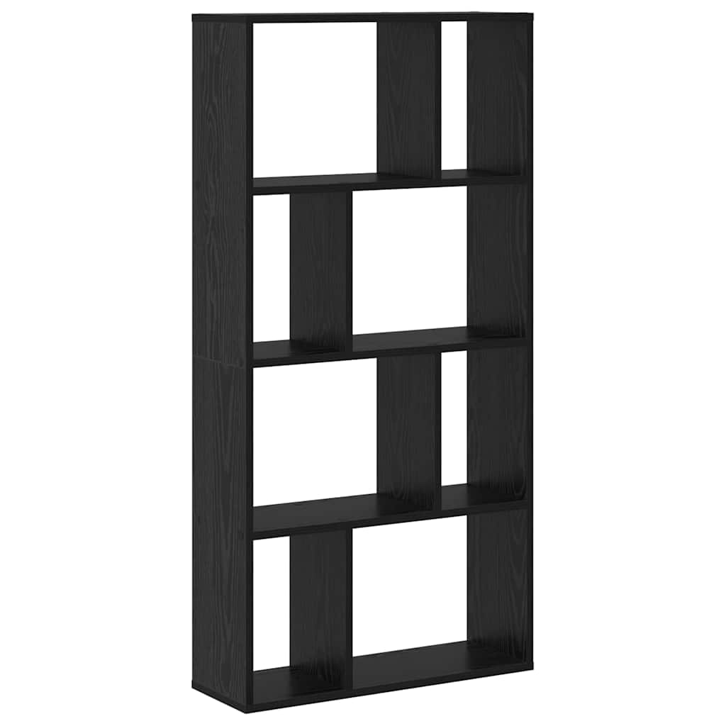 vidaXL Βιβλιοθήκη Μαύρη δρυς 60 x 20 x 120 εκ Επεξεργασμένο ξύλο