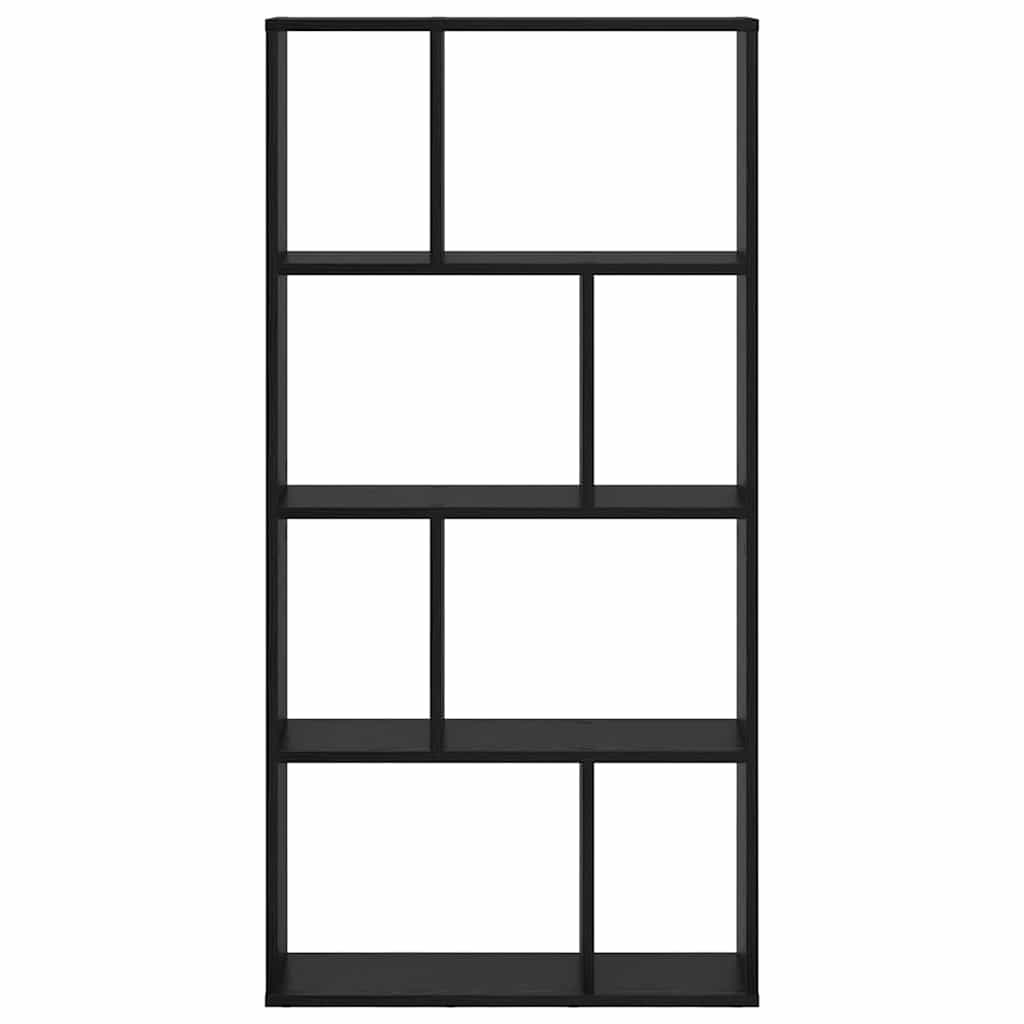 vidaXL Βιβλιοθήκη Μαύρη δρυς 60 x 20 x 120 εκ Επεξεργασμένο ξύλο