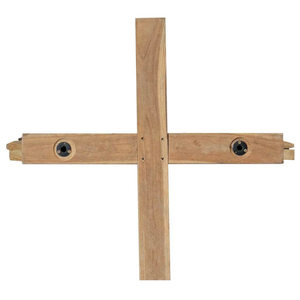 vidaXL Χριστουγεννιάτικο Δέντρο με βάση Καφέ 180 cm Μασίφ ξύλο teak