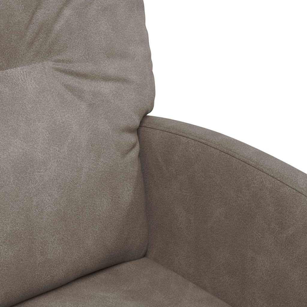 vidaXL Καρέκλες φαγητού 2 pcs Γκρι 57 x 67 x 95 εκ Τεχνητό δέρμα
