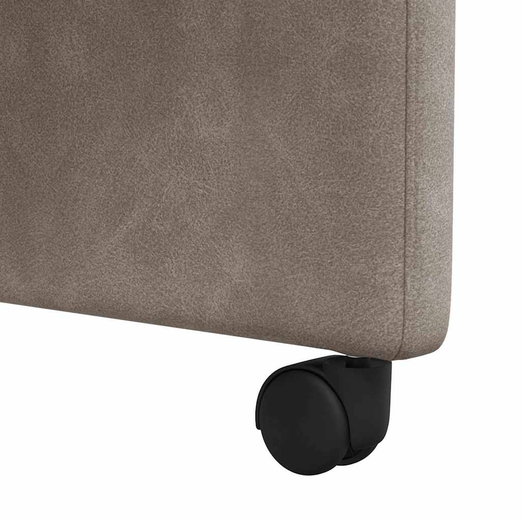vidaXL Καρέκλες φαγητού 2 pcs Γκρι 57 x 67 x 95 εκ Τεχνητό δέρμα
