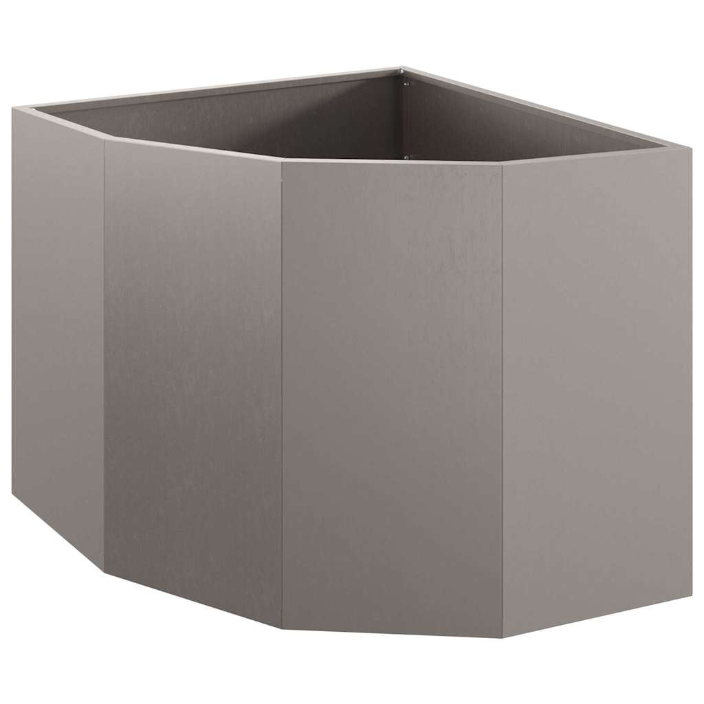 vidaXL Γωνιακό Ροδόδεντρο Σκ rusty 60 x 60 x 50 εκ