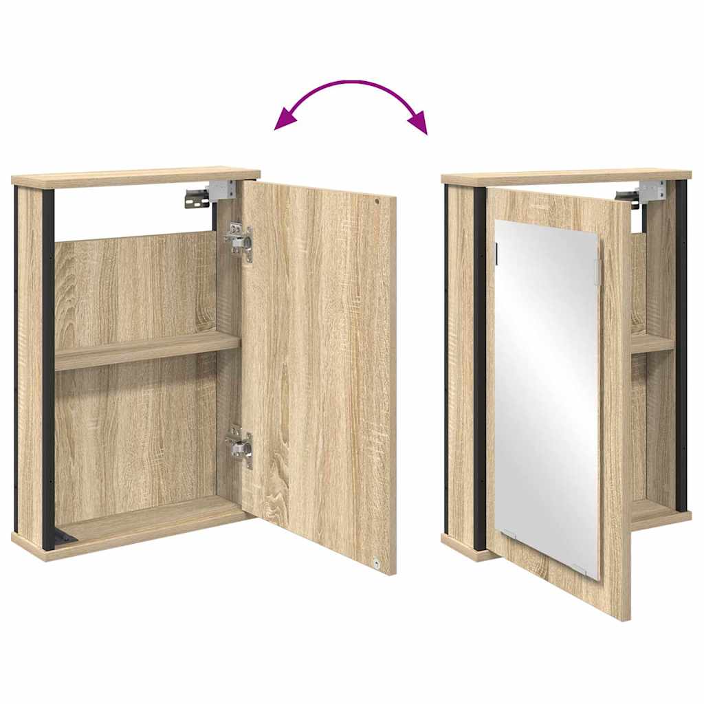 vidaXL Σετ Επίπλων Μπάνιου 4 τμχ. Δρύς Sonoma 33 x 33 x 185,5 εκ