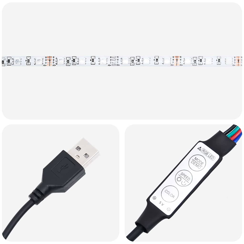 vidaXL LED Κρεβάτι με βάθρο με στρώμα Σκούρο Γκρι 200 x 200 cm Βελούδο