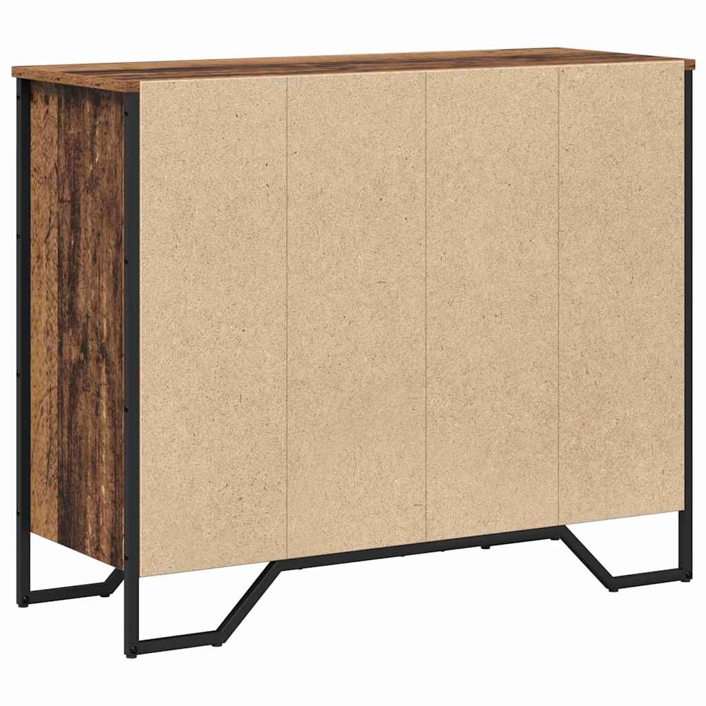 vidaXL Κουτί με Συρτάρια Παλιού Ξύλου 91x35.5x74.5 εκ Επεξεργασμένο Ξύλο
