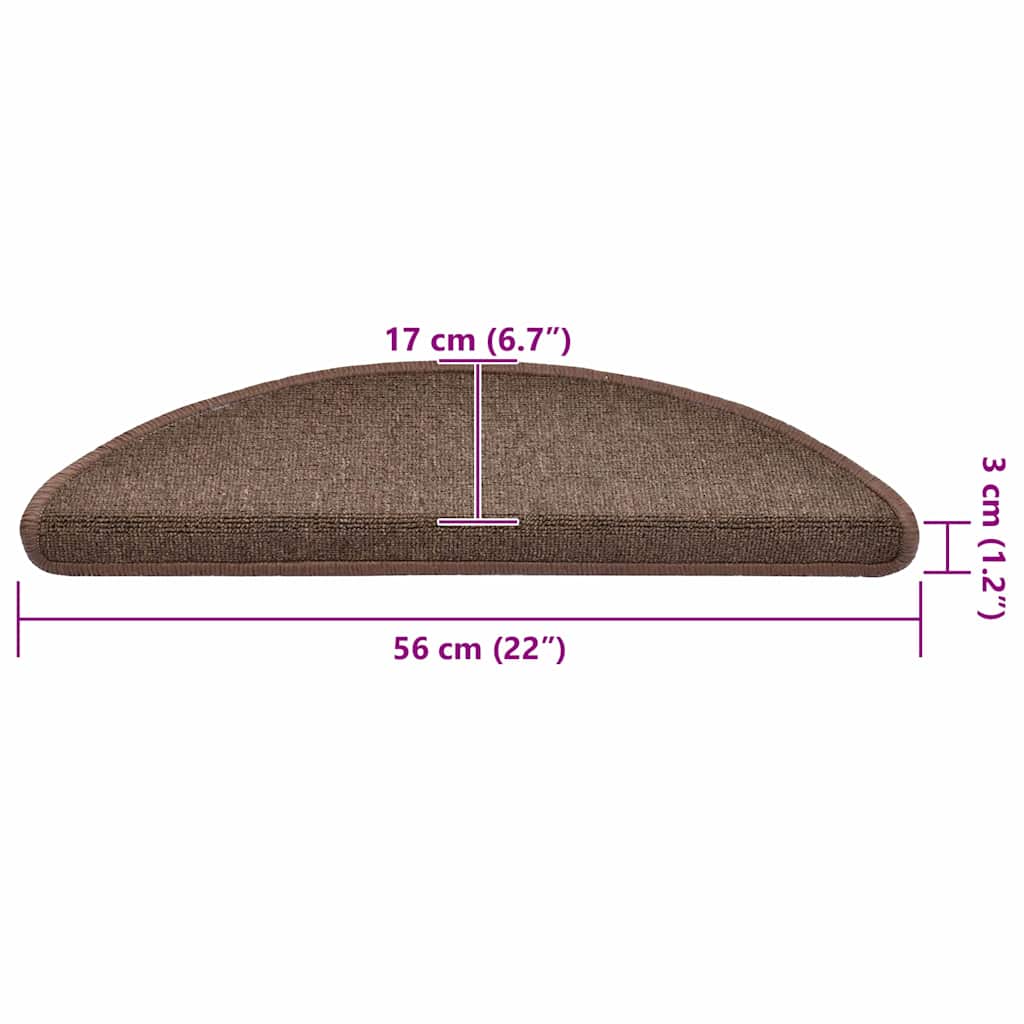 vidaXL Αυτοκόλλητα Ματ Σκαλοπατιών 20 τεμ. 56 x 17 x 3 cm Non-Slip