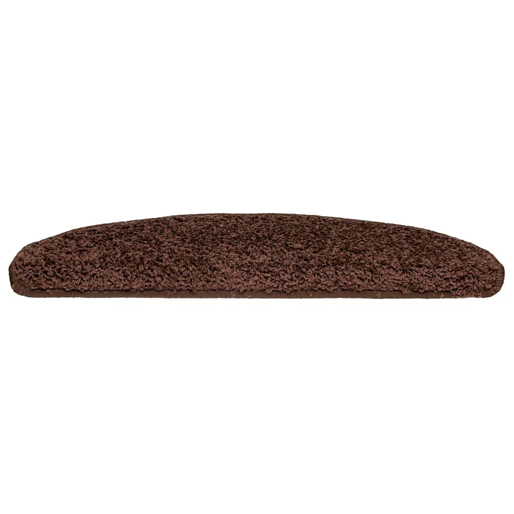 vidaXL Πατάκια για σκάλες 30 τεμάχια Καφέ 65x21x4 cm