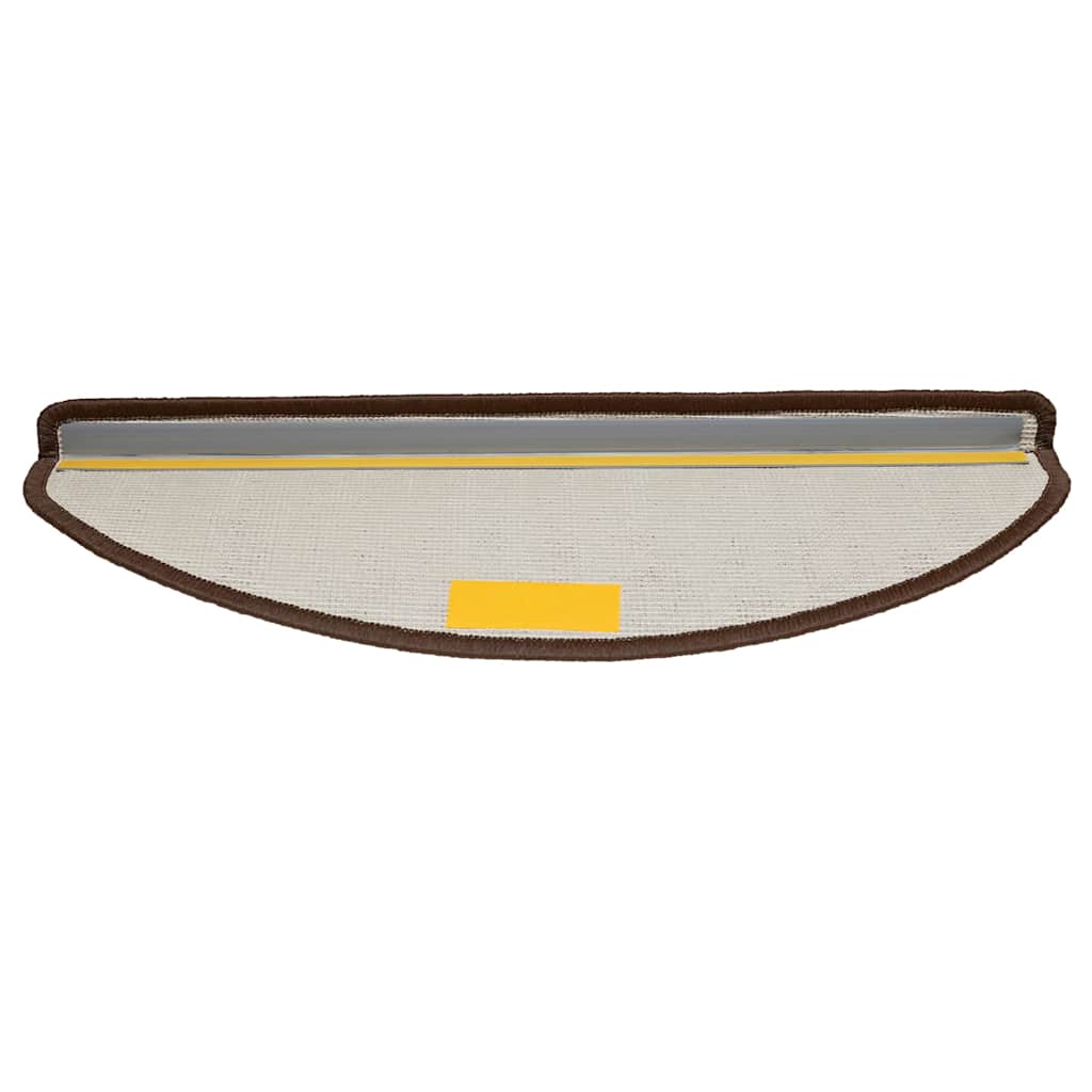 vidaXL Πατάκια για σκάλες 30 τεμάχια Καφέ 65x21x4 cm