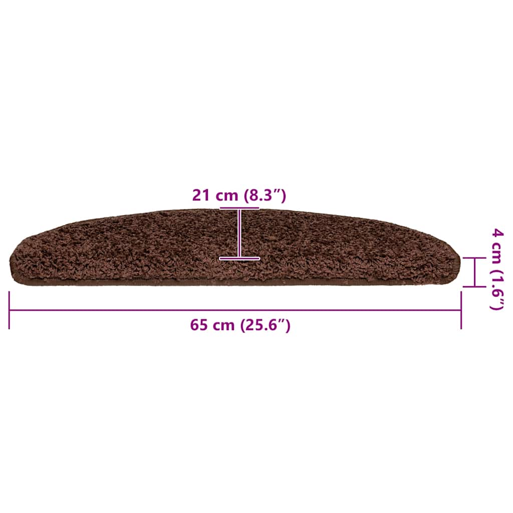 vidaXL Αυτοκόλλητα Ματ Σκαλοπατιών 20 τεμ. 65 x 21 x 4 cm Non-Slip