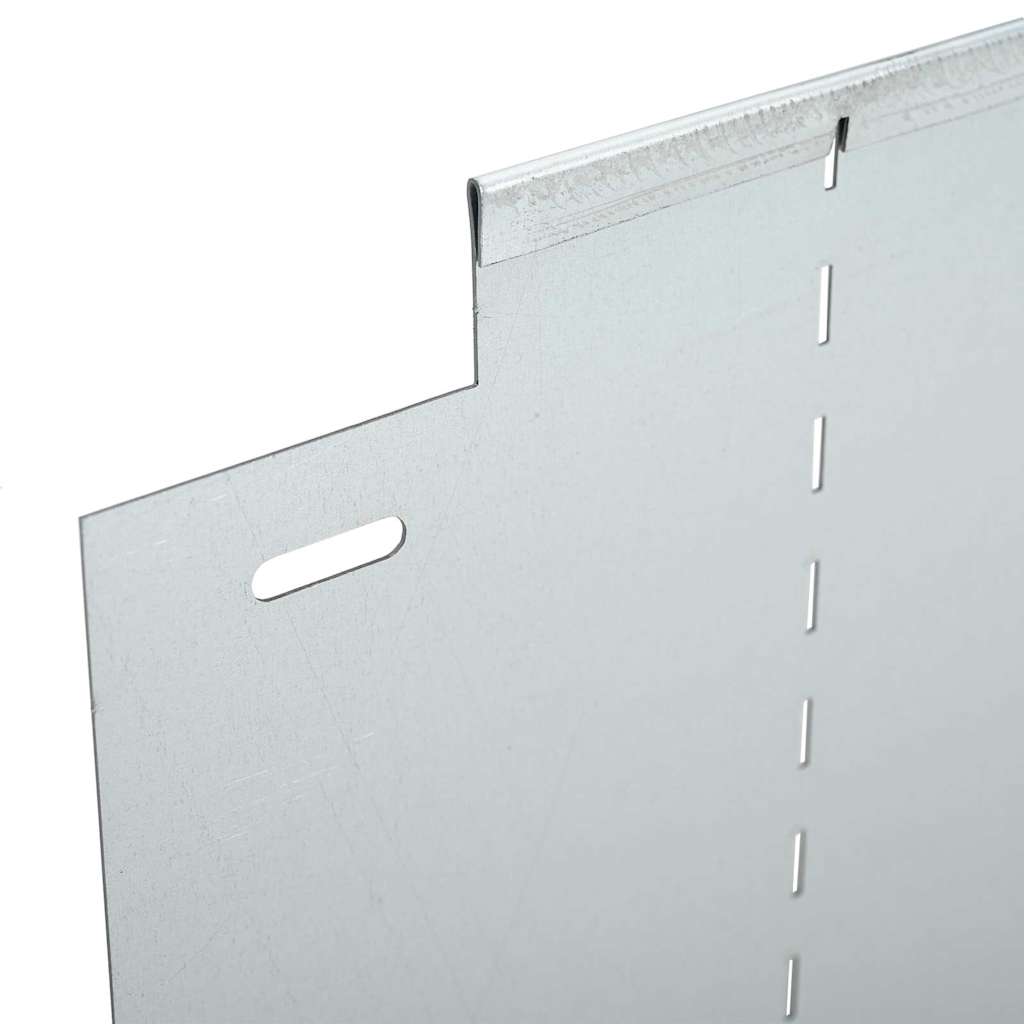 vidaXL Περιγράμματα γκαζόν 30 pcs Ασημί 100 x 25 cm