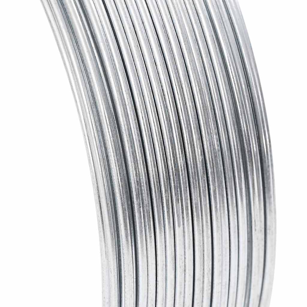vidaXL Σχοινί Περιφράξεως Ασημί 33 μ