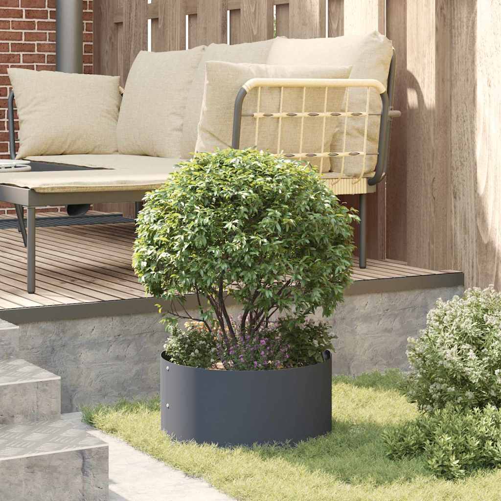 vidaXL Ζαρντινιέρες κήπου 5 pcs Ανθρακί 40 x 40 x 20 cm Ατσάλι