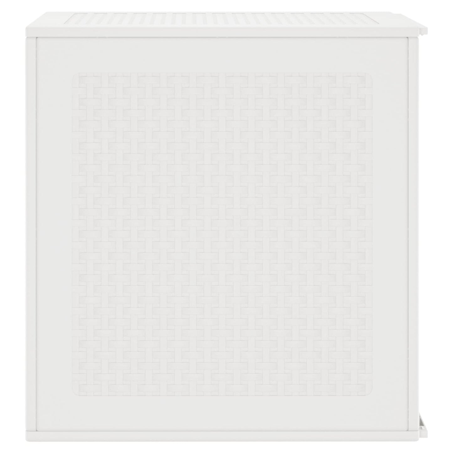 vidaXL Κουτί αποθήκευσης Λευκό 55 x 53 x 57 εκ. Πολυπροπυλένιο