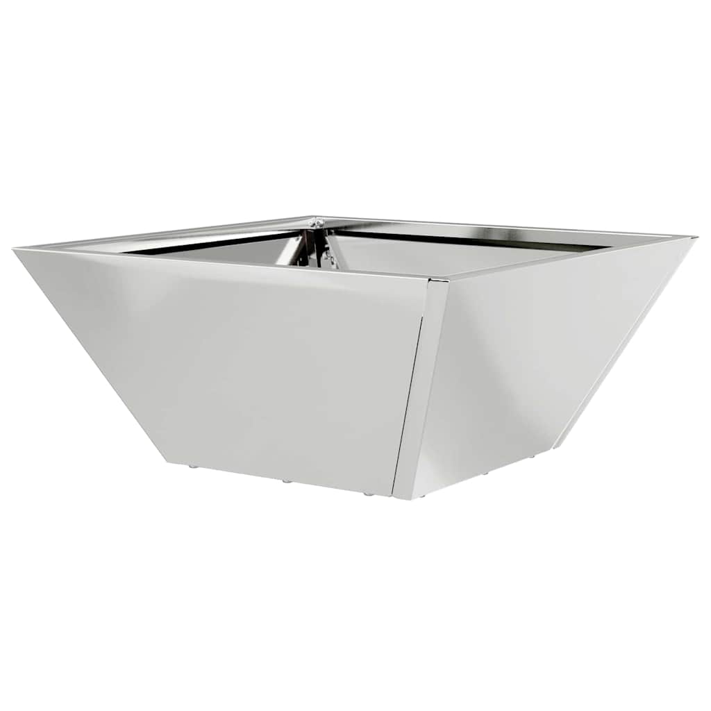 vidaXL Γλάστρα Κήπου 5 pcs Ασημί 35 x 35 x 15 εκ.