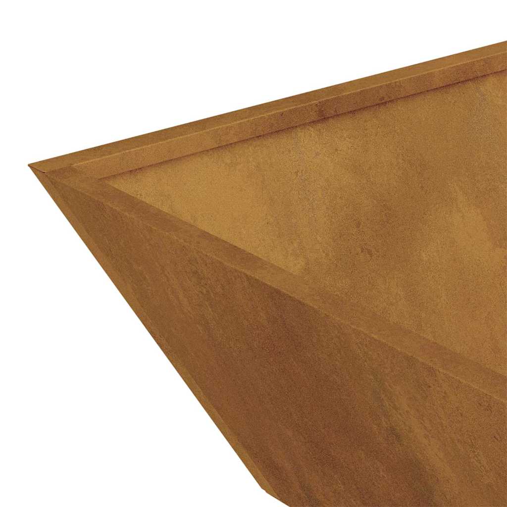 vidaXL Γλάστρα Κήπου 5 pcs Σκ rusty 50 x 50 x 15 cm