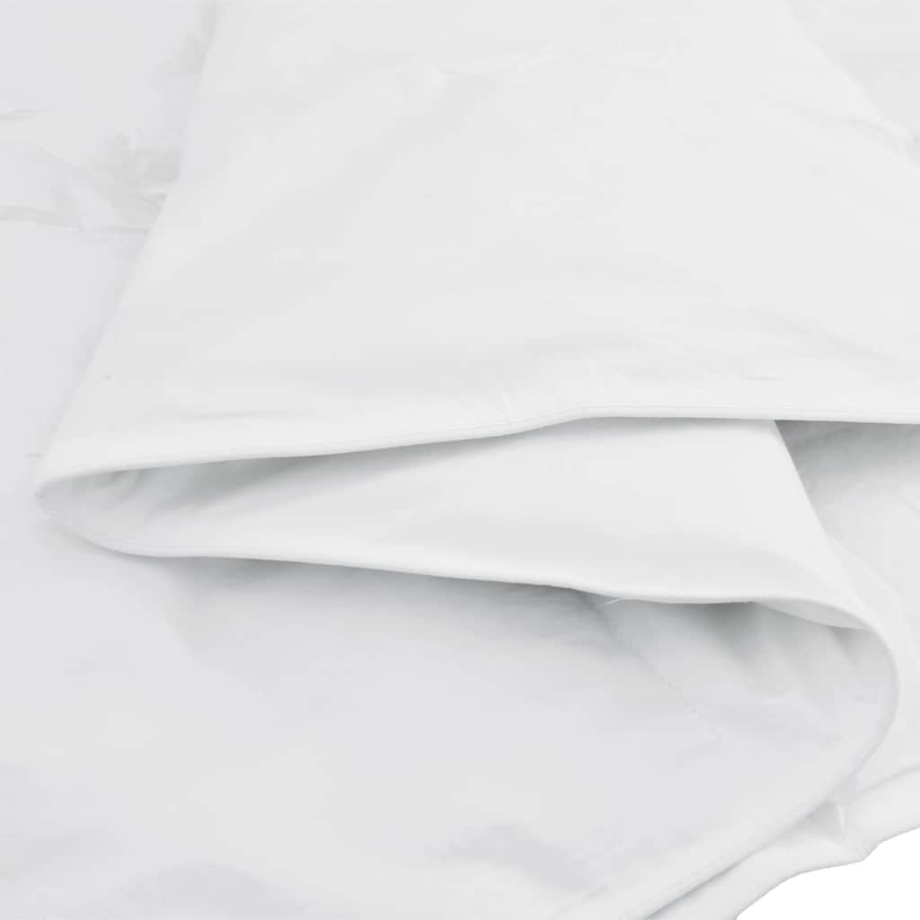 vidaXL Πάπλωμα 2 pcs Λευκό 135 x 200 εκ. Πούπουλο