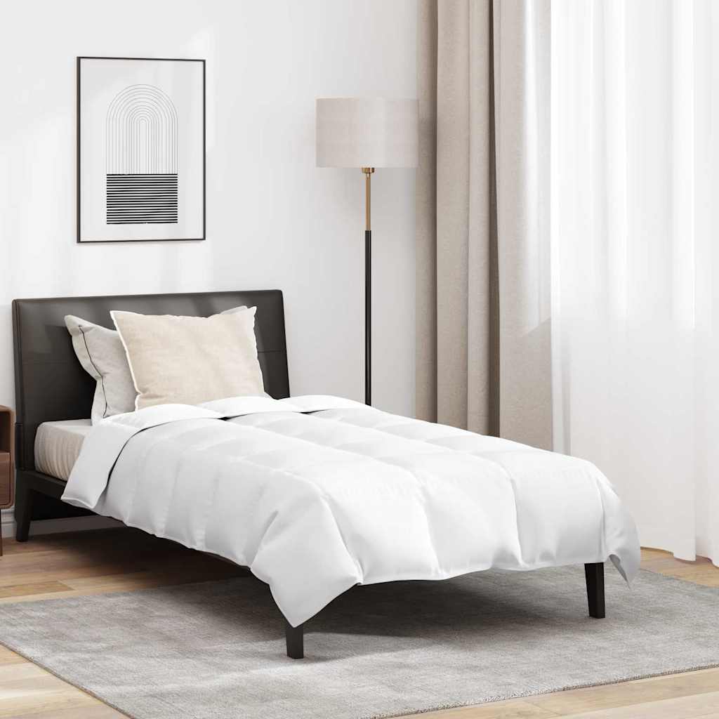 vidaXL Πάπλωμα 2 pcs Λευκό 135 x 200 εκ. Πούπουλο