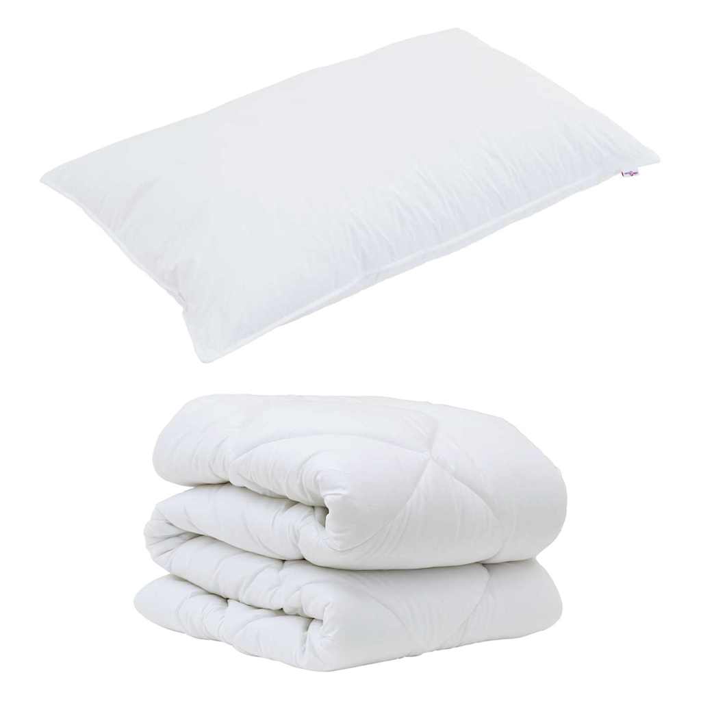 Set Παπλώματος Χειμώνα 2 pcs Λευκό 155 x 200 εκ. Μικροΐνες