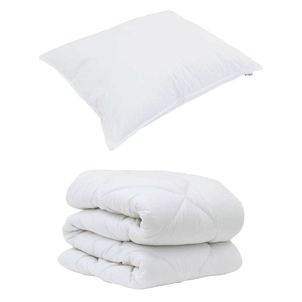 Set Παπλώματος Χειμώνα 2 pcs Λευκό 135 x 220 εκ. Μικροΐνες